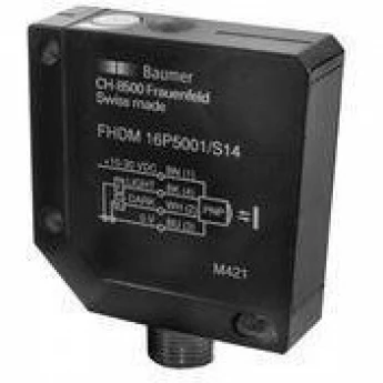 Оптический датчик FHDM 16P5004/S14 — Диффузные с подавлением заднего фона BAUMER 119122